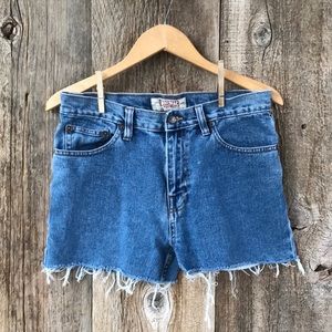 Big Mac Workwear Denim Cut-Off Short Shorts, 30